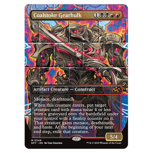 Coalstoke Gearhulk 0349 card from the Magic The Gathering set Aetherdrift