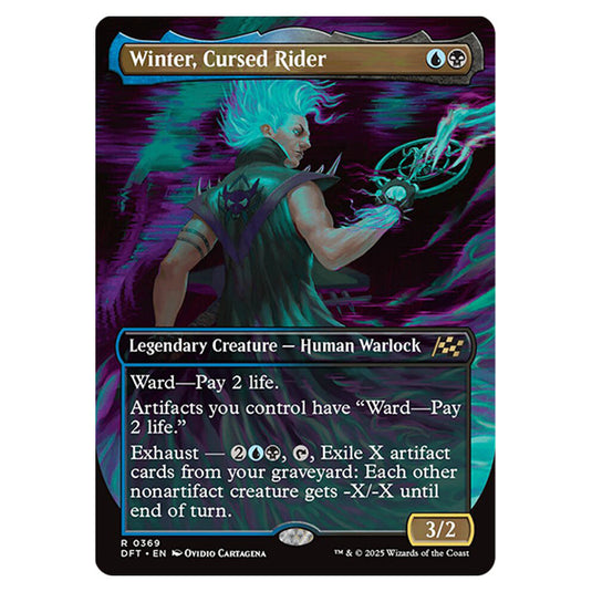Winter, Cursed Rider 0369 card from the Magic The Gathering set Aetherdrift