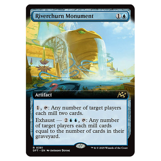 Riverchurn Monument 0381 card from the Magic The Gathering set Aetherdrift