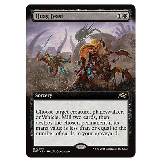 Quag Feast 0384 card from the Magic The Gathering set Aetherdrift