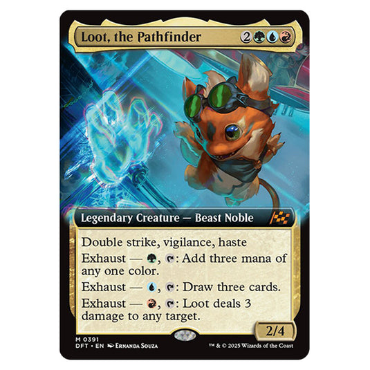 Loot, the Pathfinder 0391 card from the Magic The Gathering set Aetherdrift