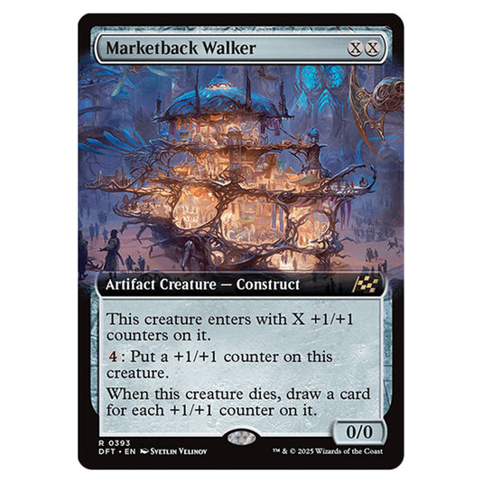 Marketback Walker 0393 card from the Magic The Gathering set Aetherdrift