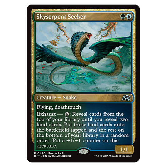 Skyserpent Seeker 0420 card from the Magic The Gathering set Aetherdrift