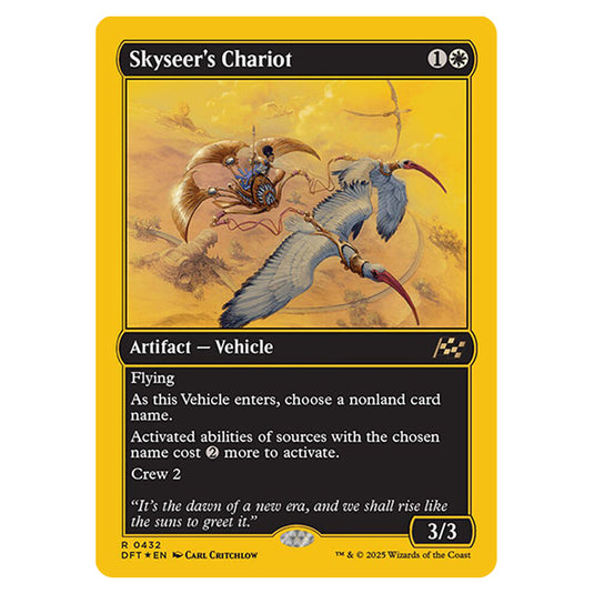 Skyseer's Chariot 0432 card from the Magic The Gathering set Aetherdrift