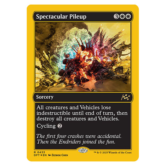 Spectacular Pileup 0433 card from the Magic The Gathering set Aetherdrift