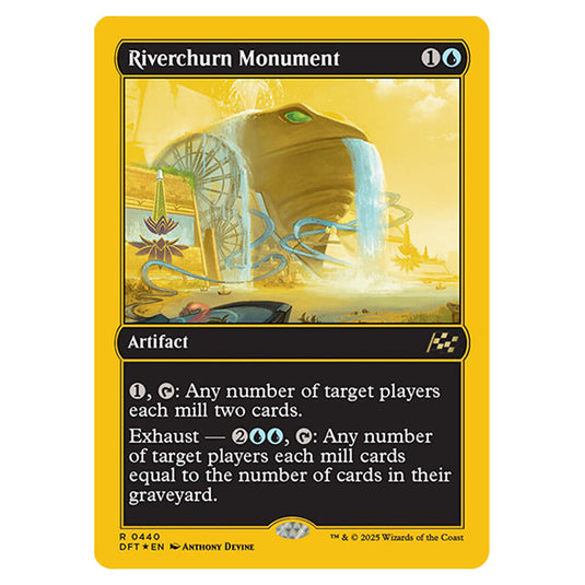 Riverchurn Monument 0440 card from the Magic The Gathering set Aetherdrift