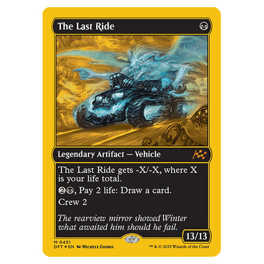 The Last Ride 0451 card from the Magic The Gathering set Aetherdrift