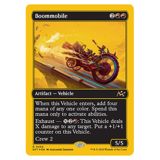 Boommobile 0454 card from the Magic The Gathering set Aetherdrift