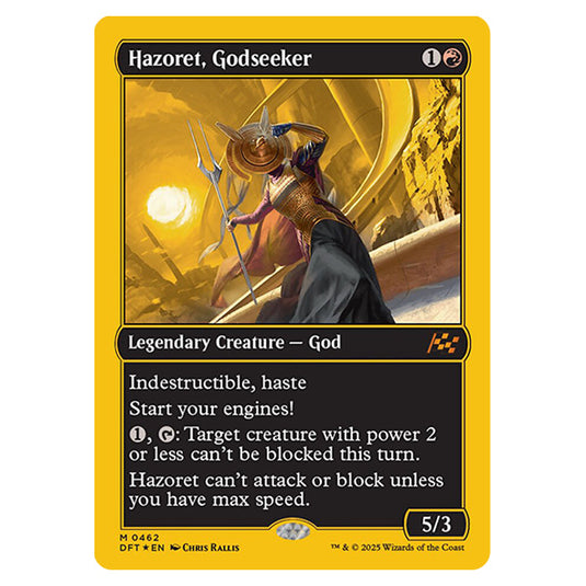 Hazoret, Godseeker 0462 card from the Magic The Gathering set Aetherdrift