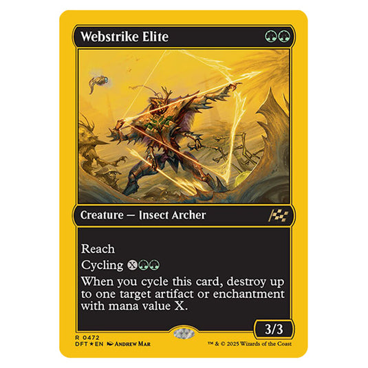 Webstrike Elite 0472 card from the Magic The Gathering set Aetherdrift