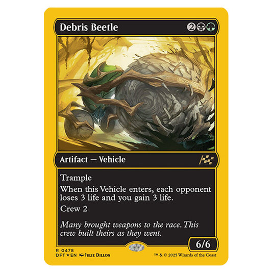 Debris Beetle 0478 card from the Magic The Gathering set Aetherdrift
