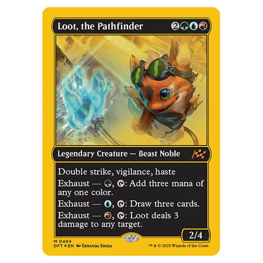 Loot, the Pathfinder 0484 card from the Magic The Gathering set Aetherdrift