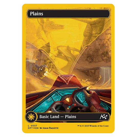 Plains 0507 card from the Magic The Gathering set Aetherdrift
