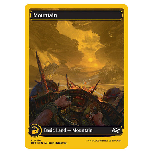 Mountain 0510 card from the Magic The Gathering set Aetherdrift