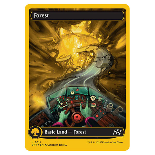 Forest 0511 card from the Magic The Gathering set Aetherdrift
