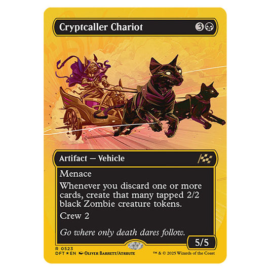 Cryptcaller Chariot 0523 card from the Magic The Gathering set Aetherdrift