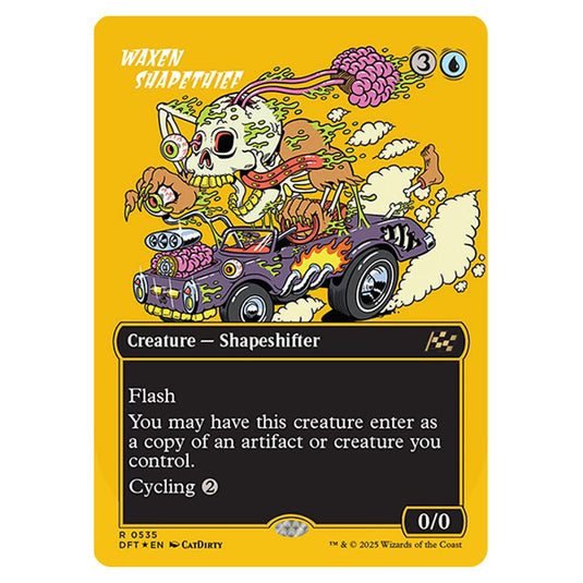 Waxen Shapethief 0535 card from the Magic The Gathering set Aetherdrift