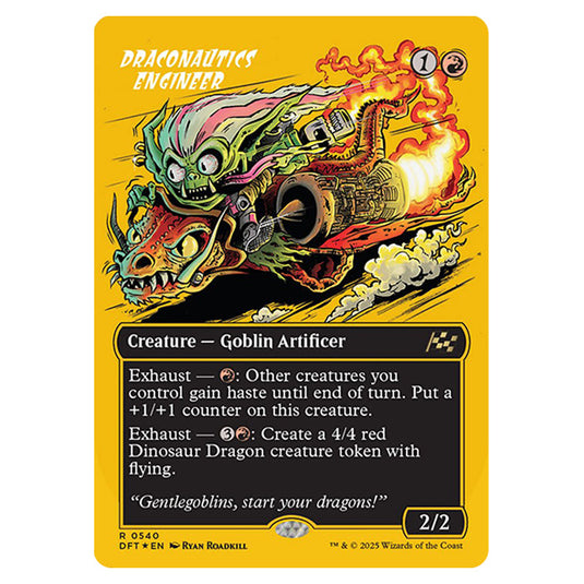 Draconautics Engineer 0540 card from the Magic The Gathering set Aetherdrift