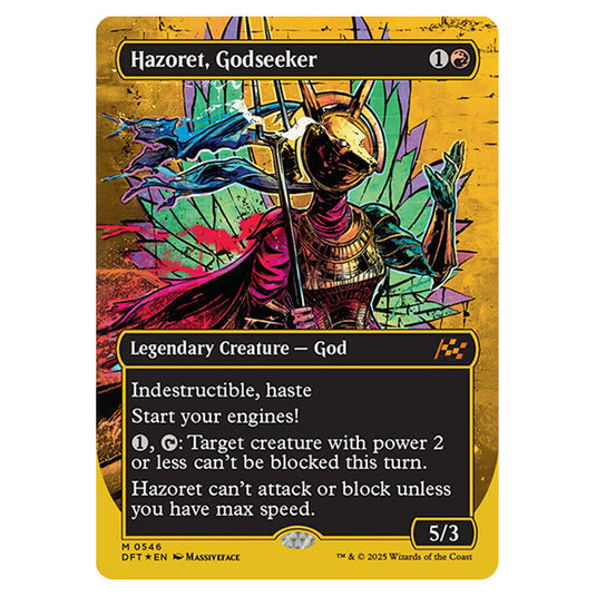Hazoret, Godseeker 0546 card from the Magic The Gathering set Aetherdrift