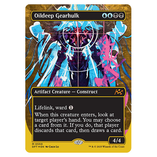 Oildeep Gearhulk 0550 card from the Magic The Gathering set Aetherdrift