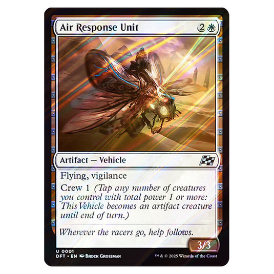 Air Response Unit 0001 card from the Magic The Gathering set Aetherdrift