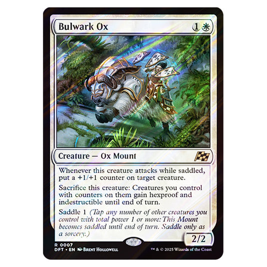 Bulwark Ox 0007 card from the Magic The Gathering set Aetherdrift