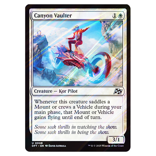 Canyon Vaulter 0008 card from the Magic The Gathering set Aetherdrift