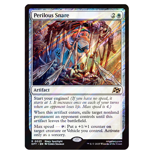 Perilous Snare 0023 card from the Magic The Gathering set Aetherdrift