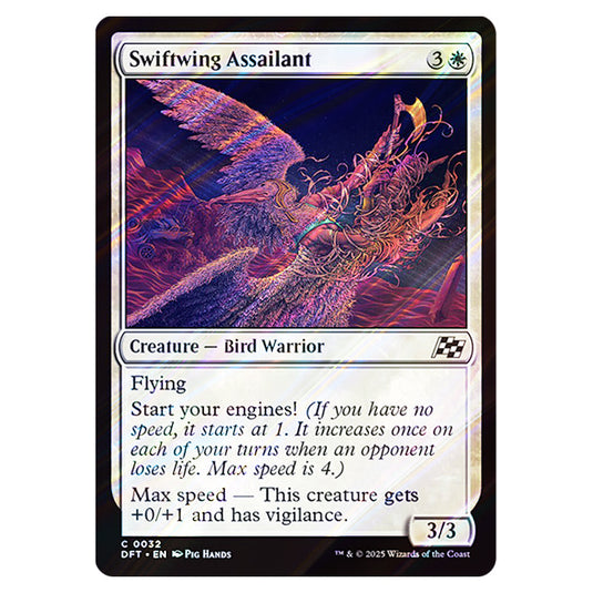 Swiftwing Assailant 0032 card from the Magic The Gathering set Aetherdrift
