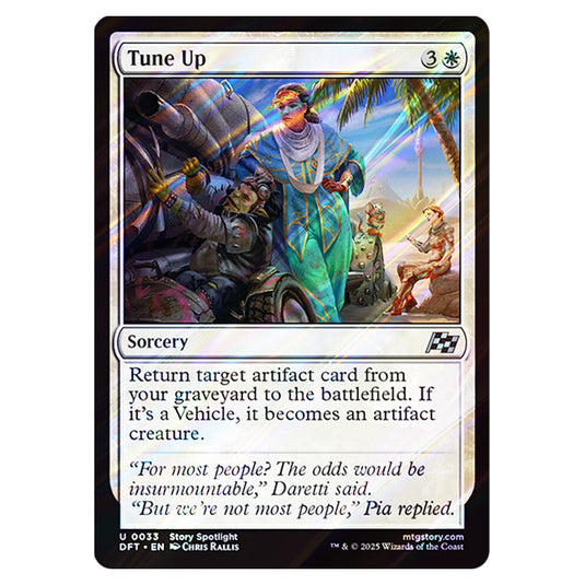 Tune Up 0033 card from the Magic The Gathering set Aetherdrift