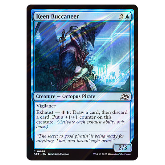Keen Buccaneer 0048 card from the Magic The Gathering set Aetherdrift