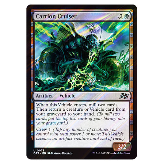 Carrion Cruiser 0078 card from the Magic The Gathering set Aetherdrift