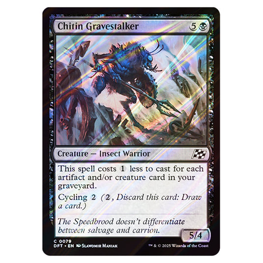 Chitin Gravestalker 0079 card from the Magic The Gathering set Aetherdrift