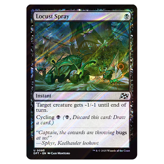 Locust Spray 0095 card from the Magic The Gathering set Aetherdrift