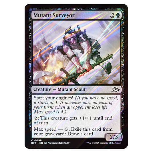 Mutant Surveyor 0098 card from the Magic The Gathering set Aetherdrift