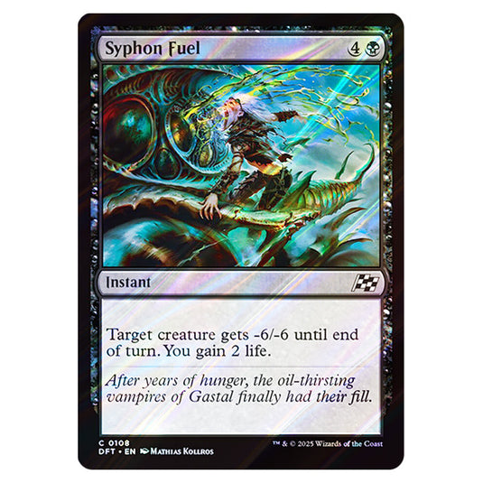 Syphon Fuel 0108 card from the Magic The Gathering set Aetherdrift
