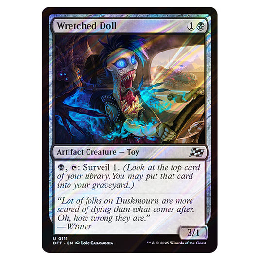 Wretched Doll 0111 card from the Magic The Gathering set Aetherdrift