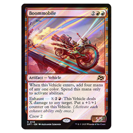 Boommobile 0113 card from the Magic The Gathering set Aetherdrift