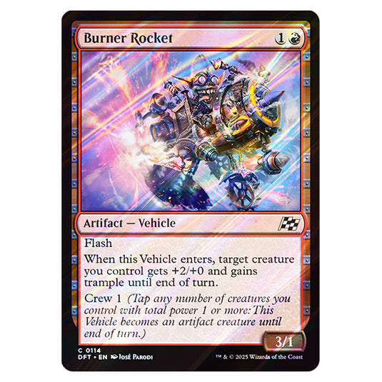 Burner Rocket 0114 card from the Magic The Gathering set Aetherdrift