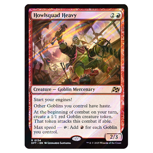 Howlsquad Heavy 0134 card from the Magic The Gathering set Aetherdrift
