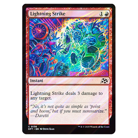 Lightning Strike 0136 card from the Magic The Gathering set Aetherdrift