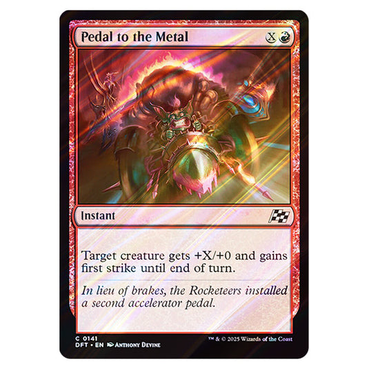 Pedal to the Metal 0141 card from the Magic The Gathering set Aetherdrift