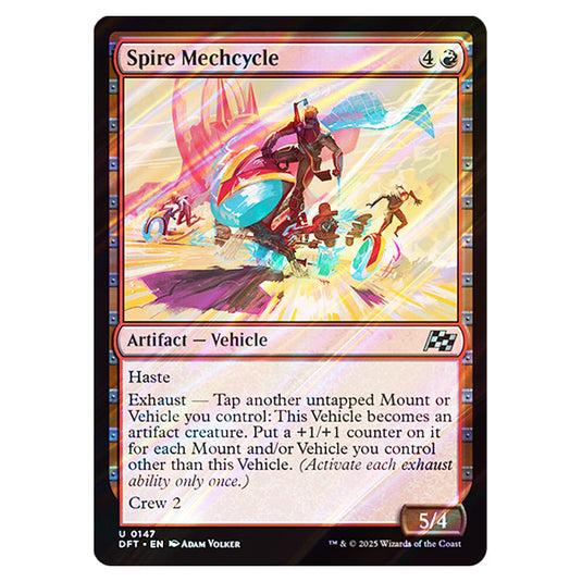 Spire Mechcycle 0147 card from the Magic The Gathering set Aetherdrift