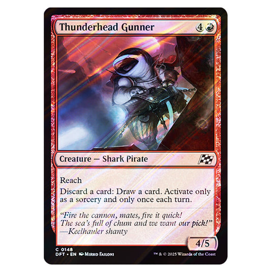 Thunderhead Gunner 0148 card from the Magic The Gathering set Aetherdrift