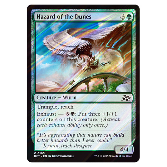 Hazard of the Dunes 0165 card from the Magic The Gathering set Aetherdrift