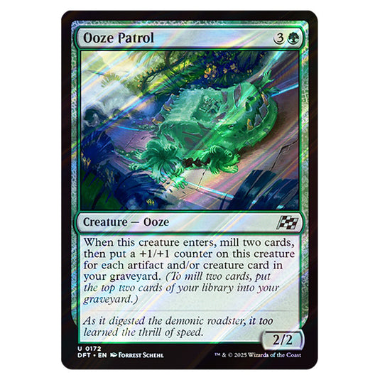 Ooze Patrol 0172 card from the Magic The Gathering set Aetherdrift
