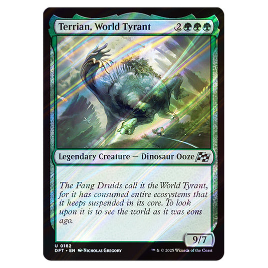 Terrian, World Tyrant 0182 card from the Magic The Gathering set Aetherdrift