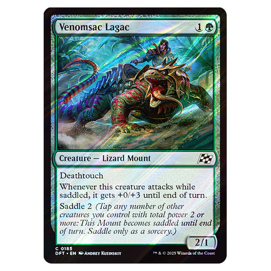 Venomsac Lagac 0185 card from the Magic The Gathering set Aetherdrift