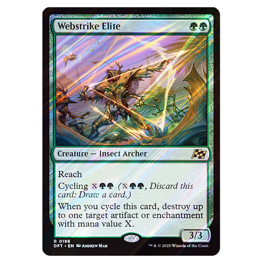 Webstrike Elite 0186 card from the Magic The Gathering set Aetherdrift