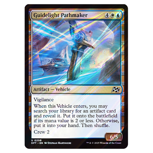 Guidelight Pathmaker 0206 card from the Magic The Gathering set Aetherdrift